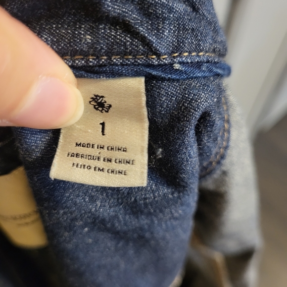 Dark blue jean jacket / Veste en jean bleu foncé - Picture 6 of 11